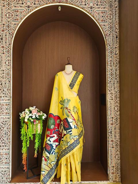 Akshara muga cotton surat saree market wholesale price